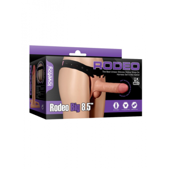 Rodeo Hollow Big Strapon Set 8.5 inç