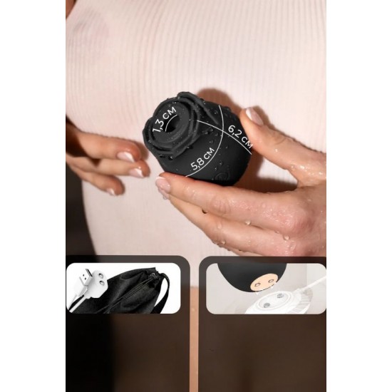 Rose Klitoral Emiş ve Titreşim Vibratörü – Şarjlı Silikon Gül Tasarımlı Uyarıcı Rose Klitoral Emiş ve Titreşim Vibratörü – Şarjlı Silikon Gül Tasarımlı Uyarıcı