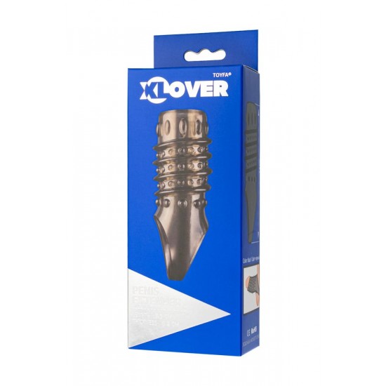 XLover by ToyFa Penis Klıfı, TPE,Siyah Şeffaf, 10,5 cm