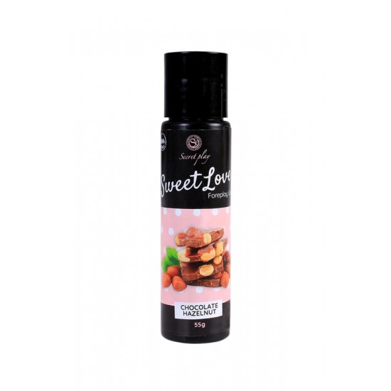 SECRET PLAY Göğüs Uçları Ve Özel Bölge Kayganlaştırıcı Jel,Çikolata,60 ml Yenilebilir
