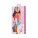 Klitoral uyarıcılı vibratör JOS Twistme,silikon,pembe,19,5 cm