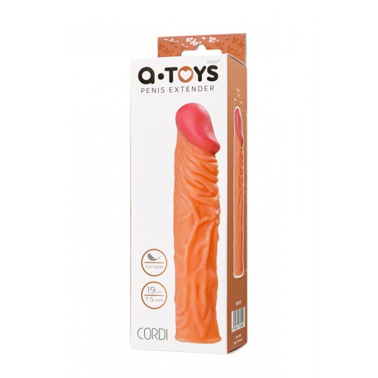 Penis Klıfı, SoftSkin, Ten, 19,5 cm