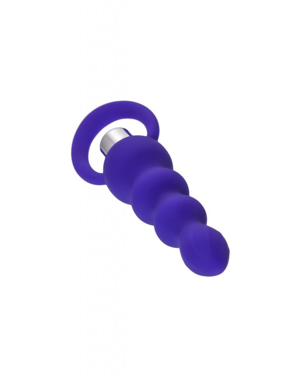 Twisty Anal Plug, silikon, mor, 14 cm, Ø 3,2 cm