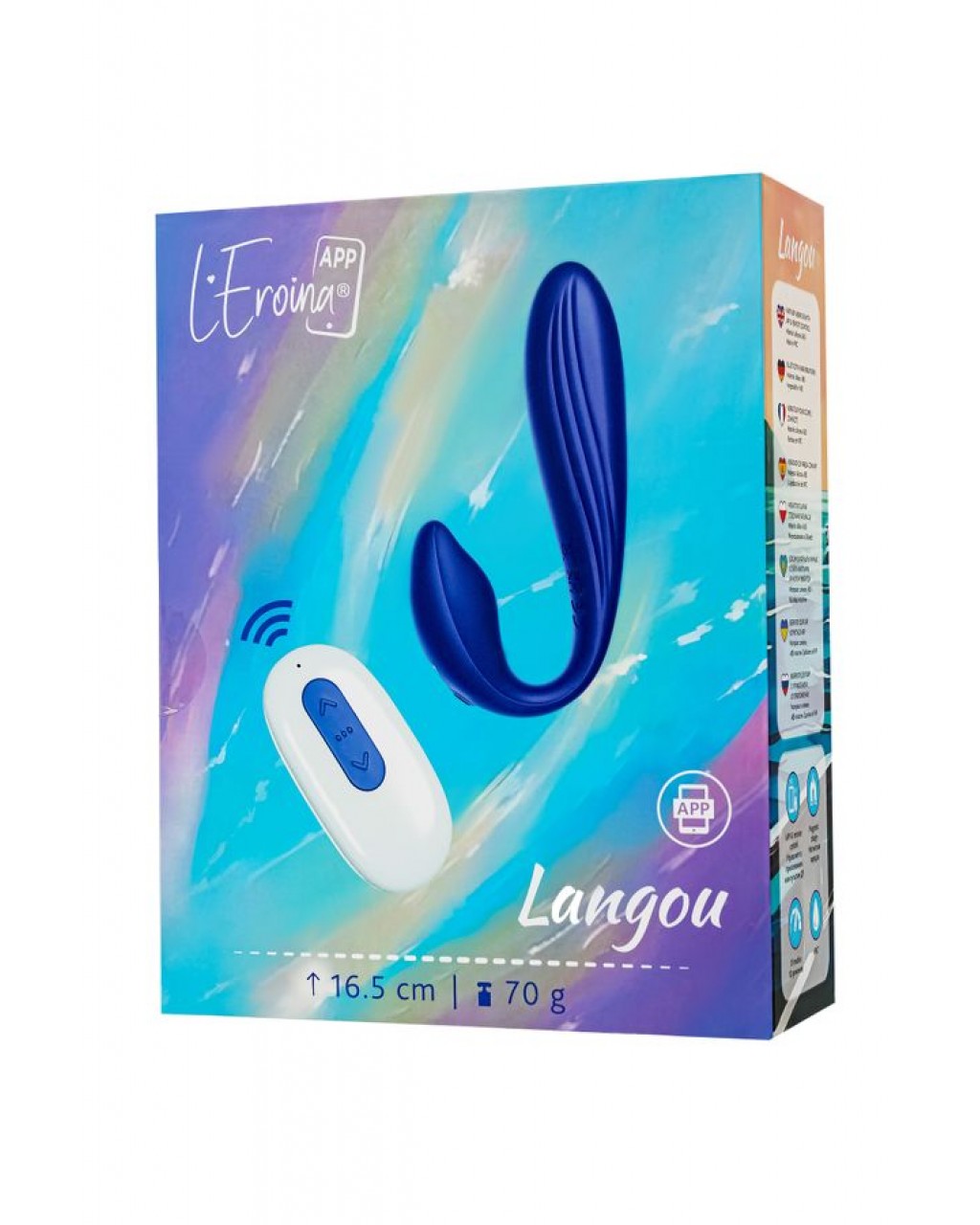 L'Eroina APP Langou Uygulama ve Kumanda Kontrollü Çiftlere Özel Vibratör – Bluetooth Destekli L'Eroina APP Langou Uygulama ve Kumanda Kontrollü Çiftlere Özel Vibratör – Bluetooth Destekli