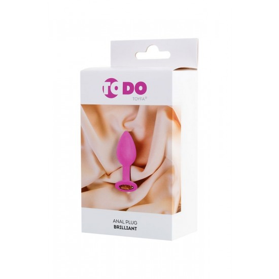 Brilliant Anal Plug,silikon,pembe,7 cm,Ø 2 cm,50 g Brilliant Anal Plug,silikon,pembe,7 cm,Ø 2 cm,50 g