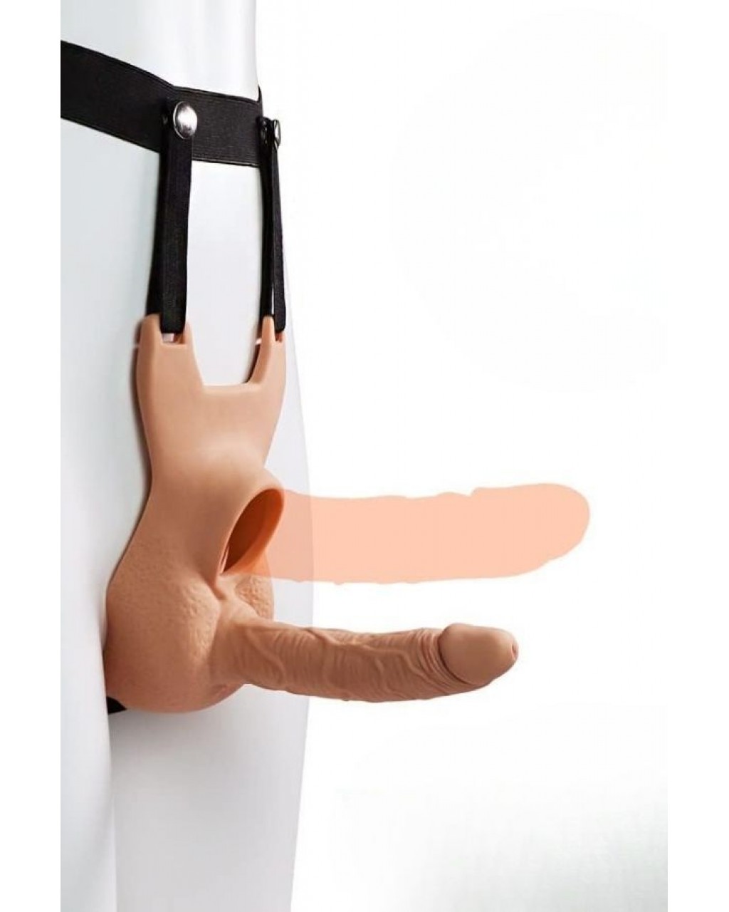 Ayarlanabilir Kemerli Giyilebilir Anal Dildo, 15 cm