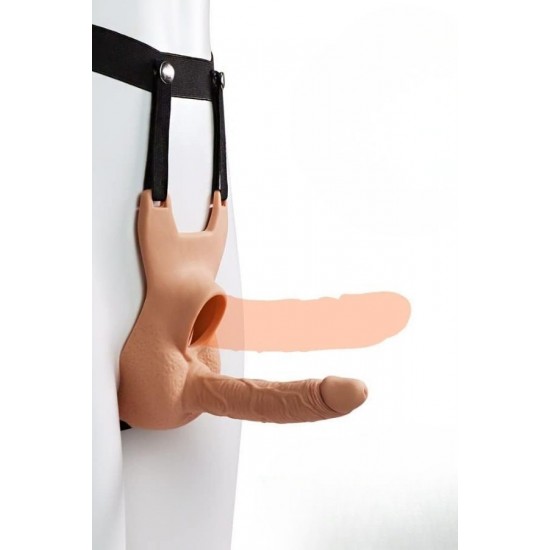 Ayarlanabilir Kemerli Giyilebilir Anal Dildo,15 cm