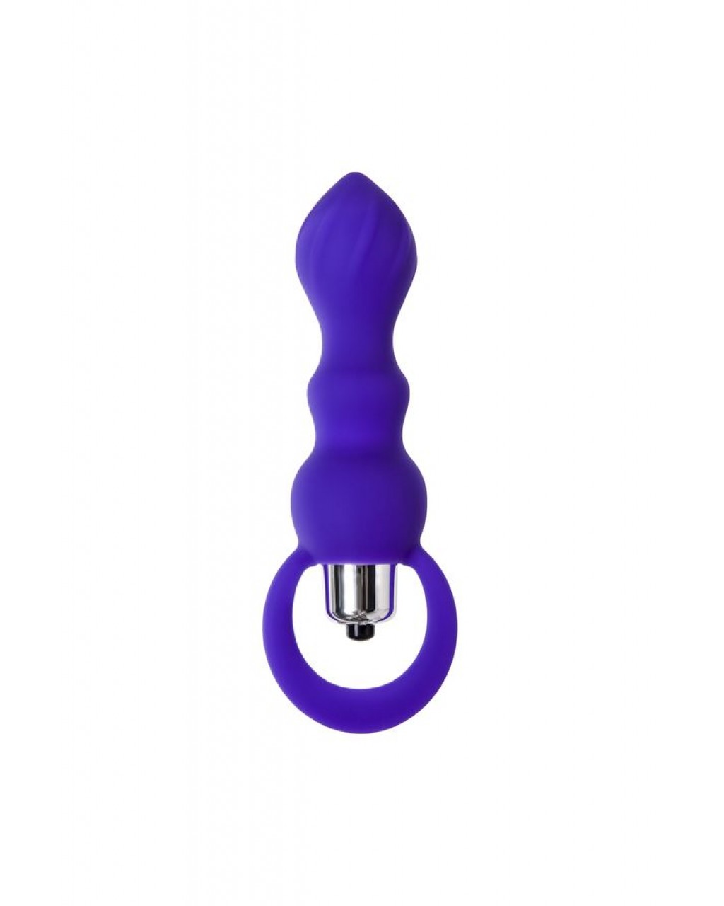 Curvy Anal Plug, silikon, mor, 14 cm, 3,2 cm