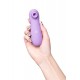 Lilac Vakum Dalgası Vibratör, ABS Plastik, Mor, 12,5 cm