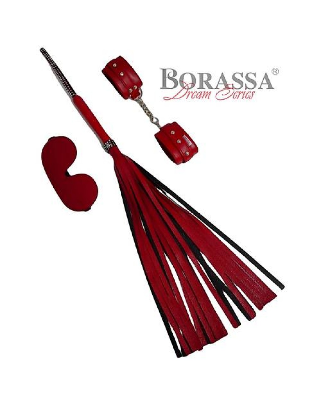 Üçlü Fetiş Fantezi Oyun seti Kırmızı