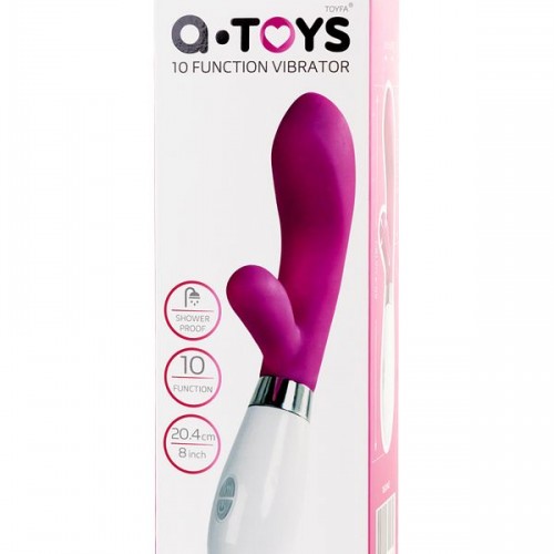 A-Toys by TOYFA Mady Vibratör, Silikon, Pembe, 20,4 cm