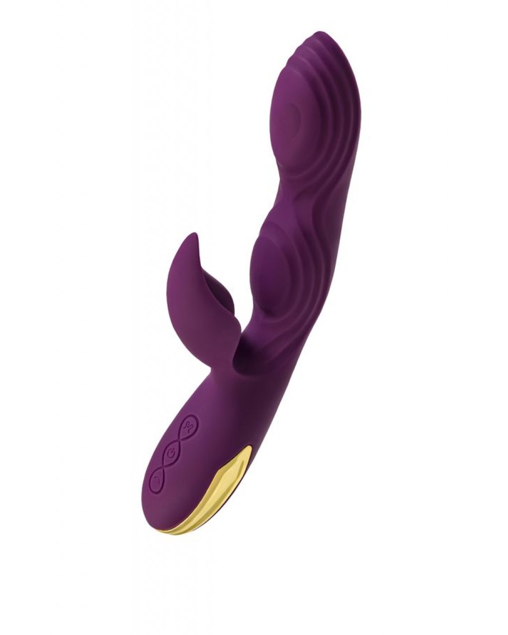 L'Eroina Octar Çift Motorlu Rabbit Vibratör – G Noktası ve Klitoral Uyarıcı, Silikon, Mor, 24,5 cm