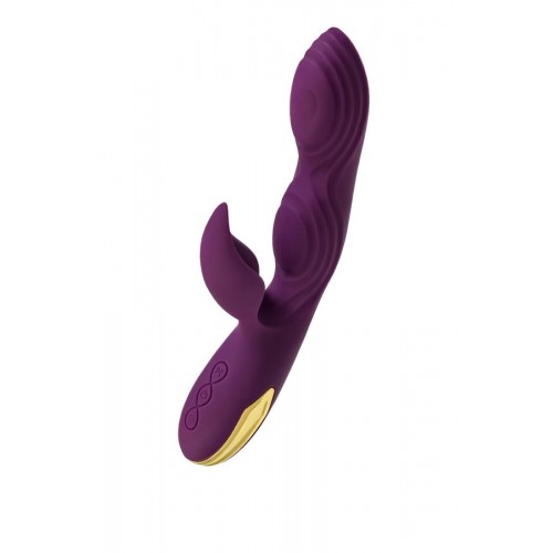 L'Eroina Octar Çift Motorlu Rabbit Vibratör – G Noktası ve Klitoral Uyarıcı, Silikon, Mor, 24,5 cm