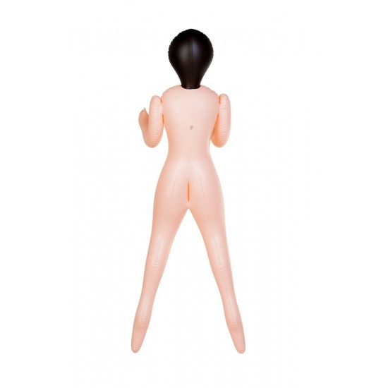 Jennifer şişme bebek, kahverengi saçlı, iki delikli, 160 cm Jennifer şişme bebek, kahverengi saçlı, iki delikli, 160 cm