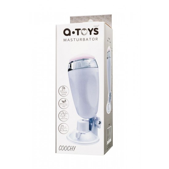 Coochy gerçekçi Masturbator, TPR, beyaz, 21 cm