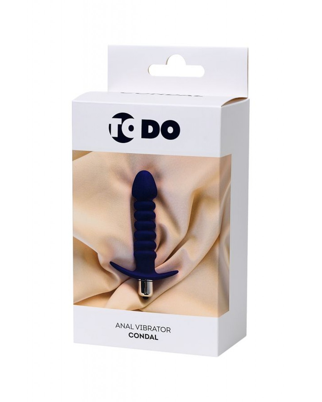 Condal anal vibratör, suya dayanıklı, silikon, mor, 14 cm, 2,9 cm