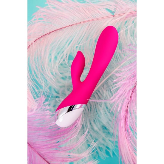 L'EROİNA klitoral stimülatörlü vibratör,silikon,pembe,19 cm L'EROİNA klitoral stimülatörlü vibratör,silikon,pembe,19 cm