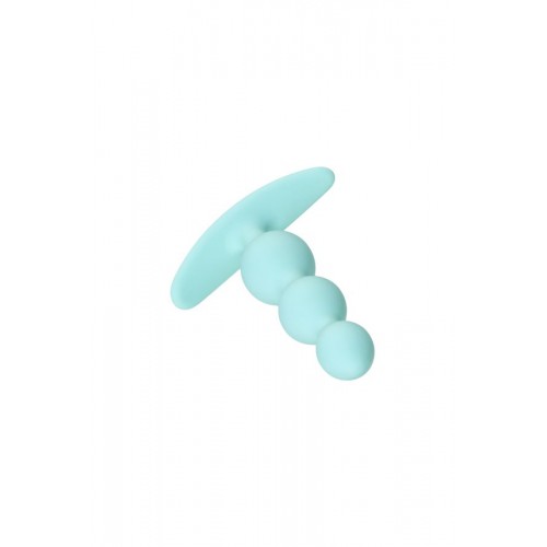 Anal Plug, 3 boğumlu Silikon, 10,5 cm, Ø 2,4 cm