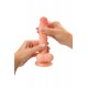 My Babe My Priceless Kıkırdaklı Gerçekçi Dildo – TPE, Ten Rengi, 18 cm