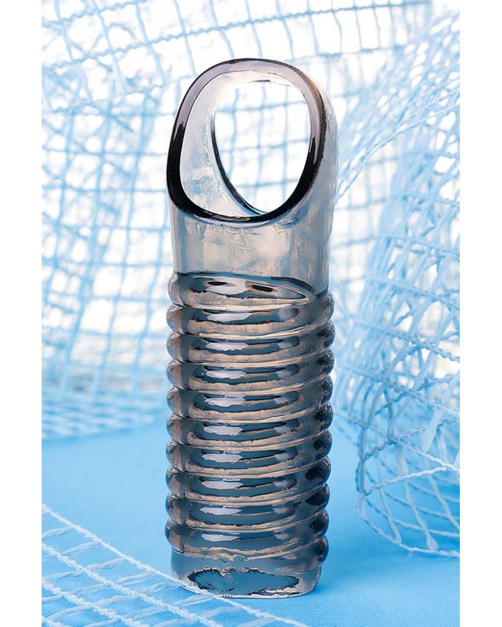 Xlover by ToyFa Penis Klıfı, Boyut Arttırıcı, TPE, Siyah Şeffaf, 11 cm