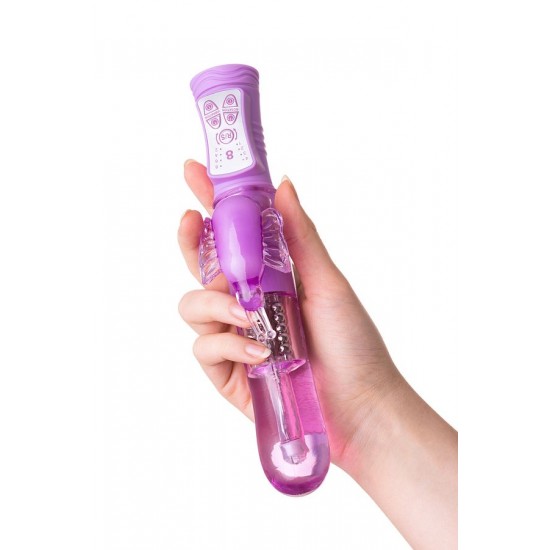 High-Tech Vibratör, TPE, mor, 22,4 cm High-Tech Vibratör, TPE, mor, 22,4 cm