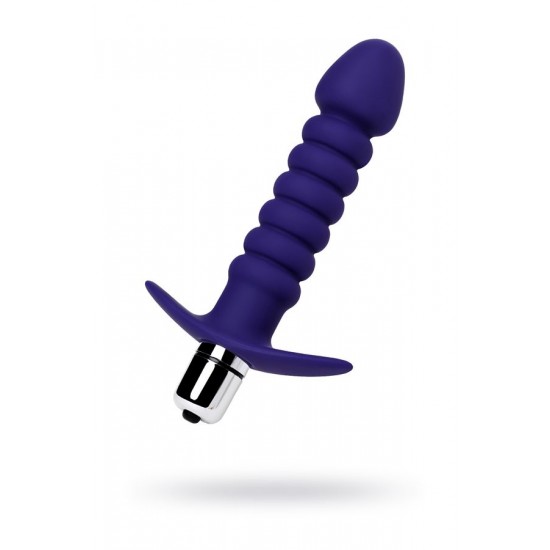 Condal anal vibratör,suya dayanıklı,silikon,mor,14 cm,2,9 cm
