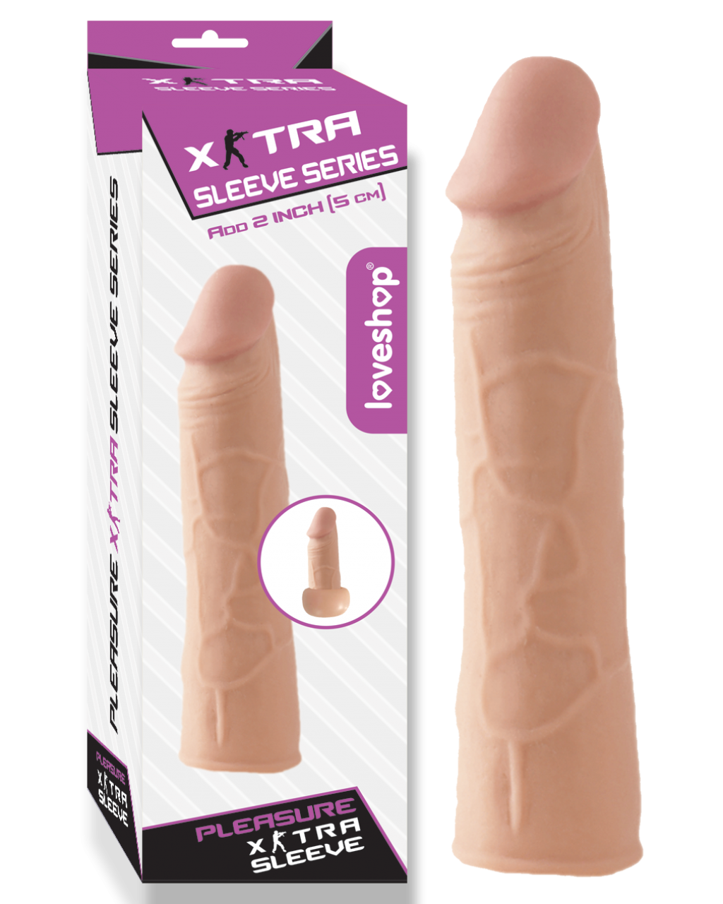 Penis Dolgunlaştırıcı Kılıf 17cm