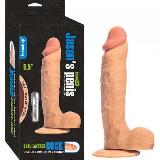 Titreşimli Realistik Penis Dildo 24 cm Titreşimli Realistik Penis Dildo 24 cm
