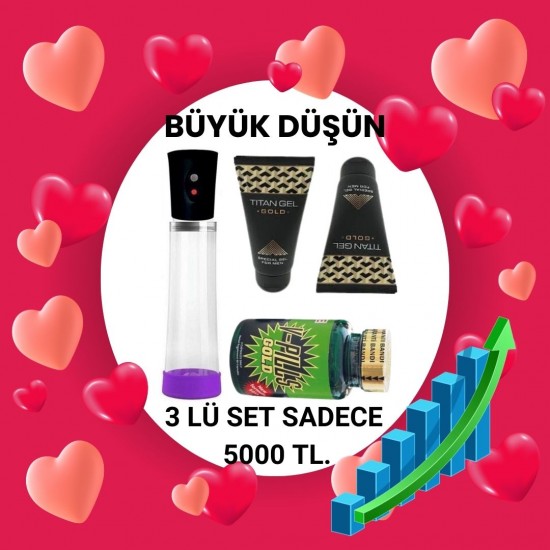 Penis Büyütücü 3lü set