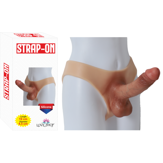 İçi Dolu Giyilebilir Strapon Dildo 19 cm İçi Dolu Giyilebilir Strapon Dildo 19 cm
