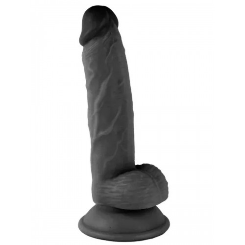 Realistik Dildo Siyah 18 cm