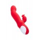 Vibratör, Silikon, kırmızı, 21 cm