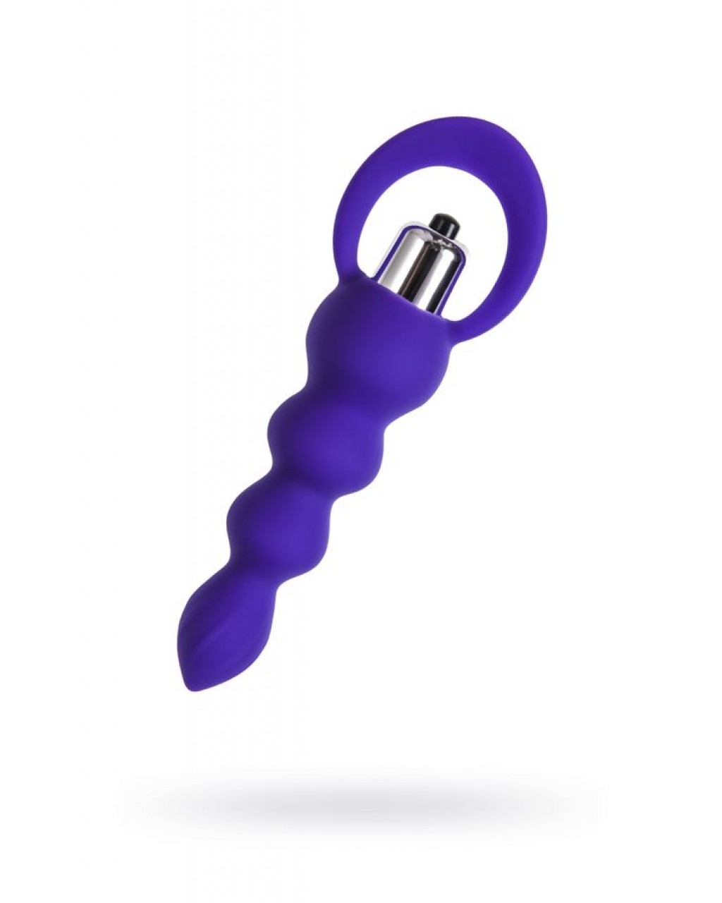 Twisty Anal Plug, silikon, mor, 14 cm, Ø 3,2 cm