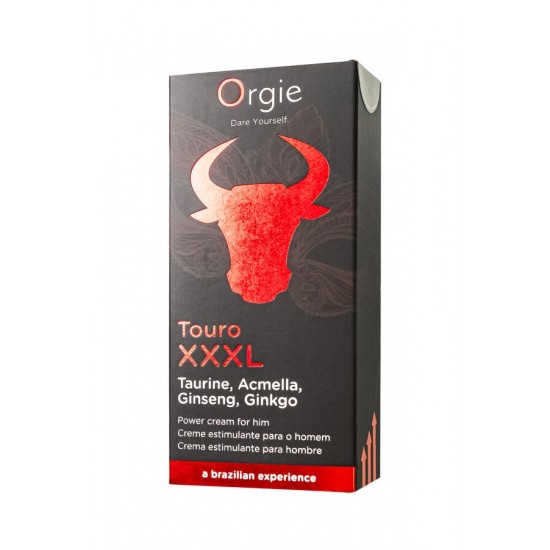Orgie Touro XXXL Power Cream for Him – Erkekler İçin Yoğun Etkili Performans ve Uyarıcı Krem 15 ml