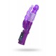 Anal-Vajinal Vantuzlu Vibratör, mor, 22 cm
