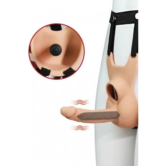 Ayarlanabilir Kemerli Giyilebilir Anal Dildo,15 cm