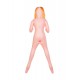 Dolls-X şişme oyuncak bebek by TOYFA Olivia,sarışın,üç delikli,vajina-anüs