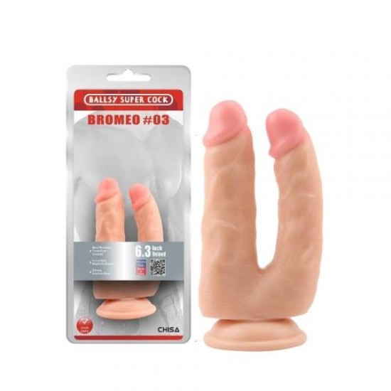 Bromeo Çiftli Kıkırdaklı Gerçekçi Dildo Bromeo Çiftli Kıkırdaklı Gerçekçi Dildo