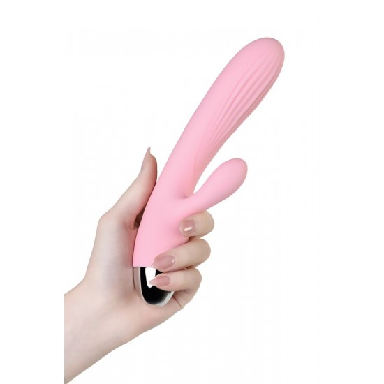 JOS MİLLY Isıtmalı Vibratör, silikon, pembe, 20 cm