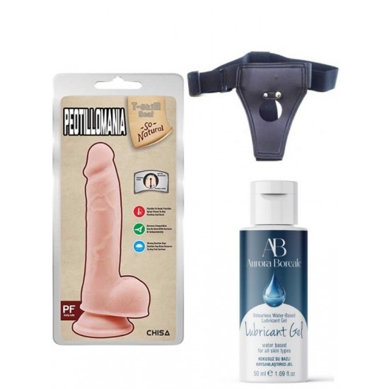Belden Bağlamalı Kayganlaştırıcı Set Peotillomania 19.5cm Gerçekçi Dildo Belden Bağlamalı Kayganlaştırıcı Set Peotillomania 19.5cm Gerçekçi Dildo