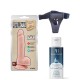 Belden Bağlamalı Kayganlaştırıcı Set Peotillomania 19.5cm Gerçekçi Dildo Belden Bağlamalı Kayganlaştırıcı Set Peotillomania 19.5cm Gerçekçi Dildo