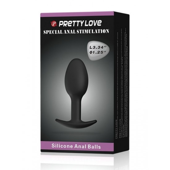Anal İçi Ağırlıklı Top Olan Anal Plug Tıkaç