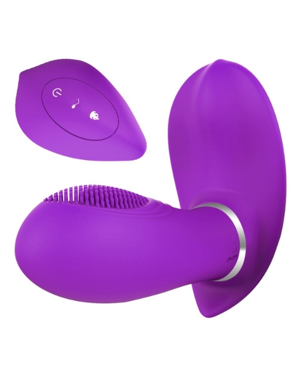 Uzaktan Kumandalı Külot İçi USB Şarjlı Ultra Lux Teknolojik Vibratör – Sessiz, Su Geçirmez, Giyilebilir Tasarım Mor