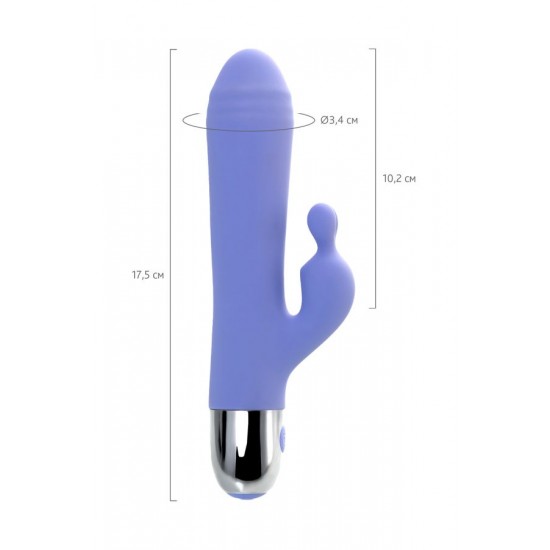 Flovetta by Toyfa Crocus Klitoral Stimülasyonlu Vibratör,Silikon,mor,17,5 cm