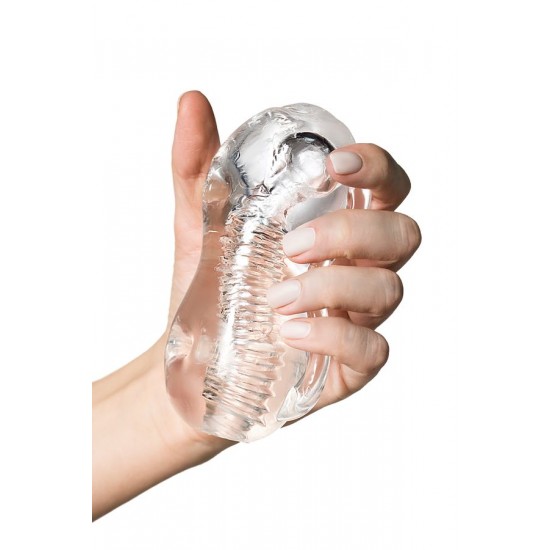 Lingam by TOYFA Masturbator Indira,TPE,Şeffaf,14 cm
