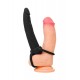 Silikon Penis VE HALKA ,Çift Halkalı Tasarım,16,5 cm