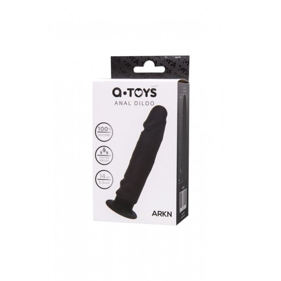 Anal Yapay penis Arkn,silikon,siyah,14 cm Anal Yapay penis Arkn,silikon,siyah,14 cm