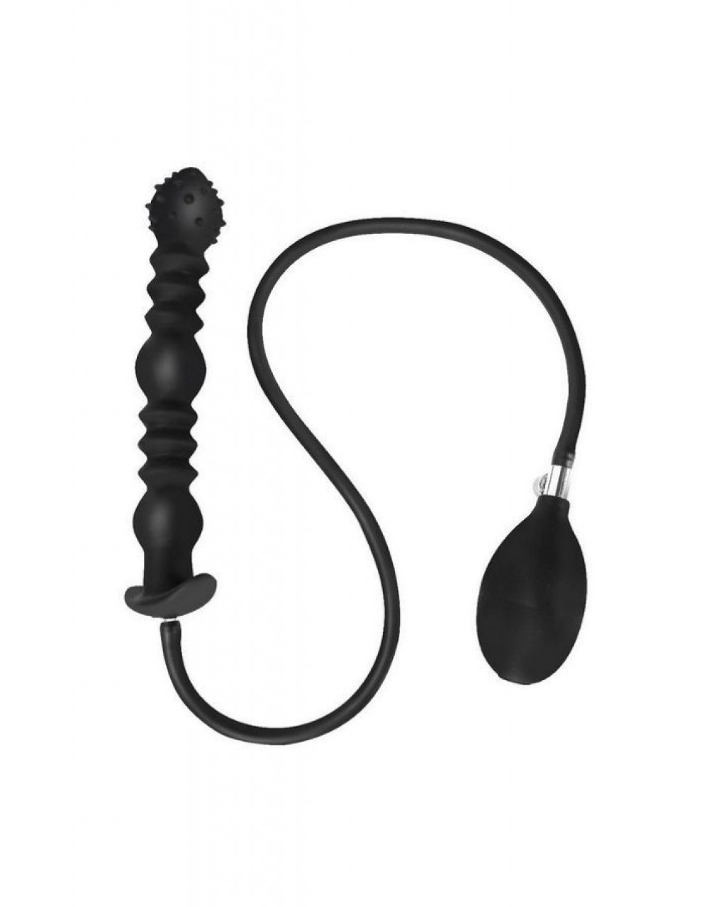 Şişirilebilir Anal Plug Seti – Pompalı Hava Basınçlı Silikon Anal Tıkaç