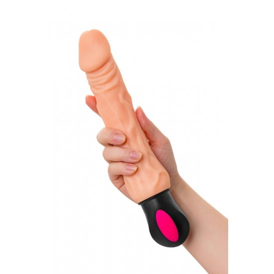 Cocksman Realistik Vibratörü, TPE, Ten, 26,5 cm