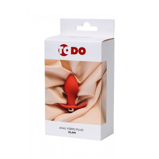 Glam anal vibratörü,silikon,kırmızı,9,7 cm,4 cm Glam anal vibratörü,silikon,kırmızı,9,7 cm,4 cm